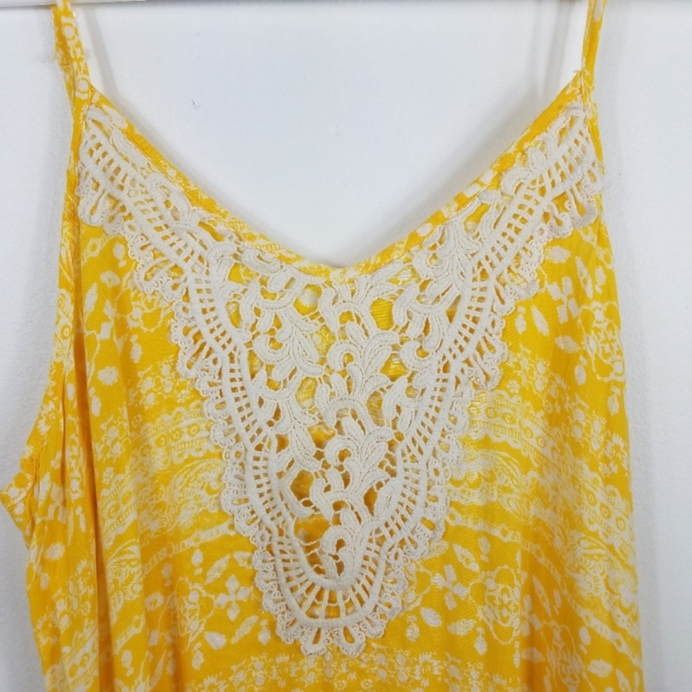 Xhilaration Boho Lace Maxi Kaftan Swim Cover